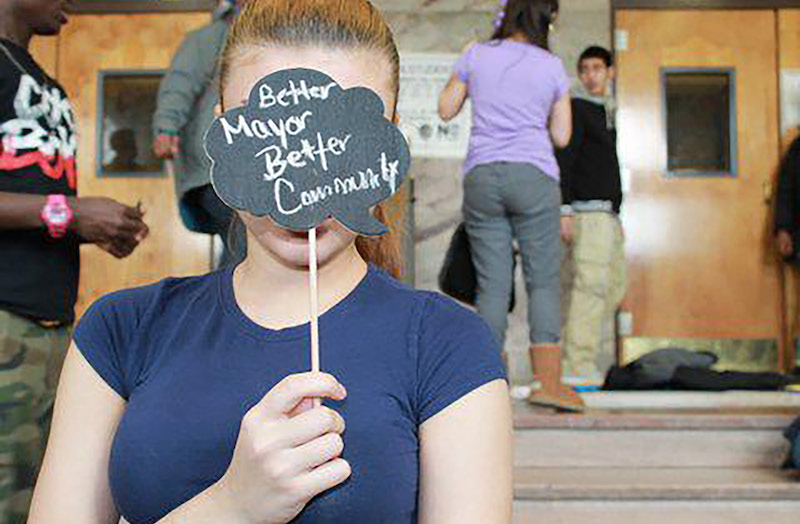 Student advocacy during 2013 New York City mayoral election